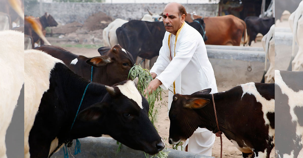 The service and security of cows will be the welfare of the world | Sudhanshuji Maharaj