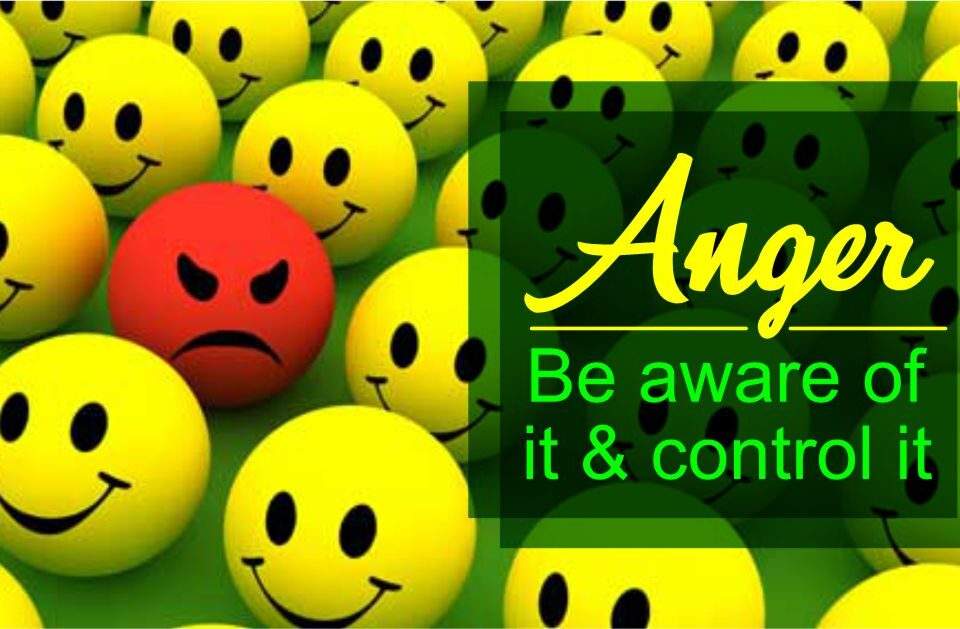 Anger Be Aware of it and control it
