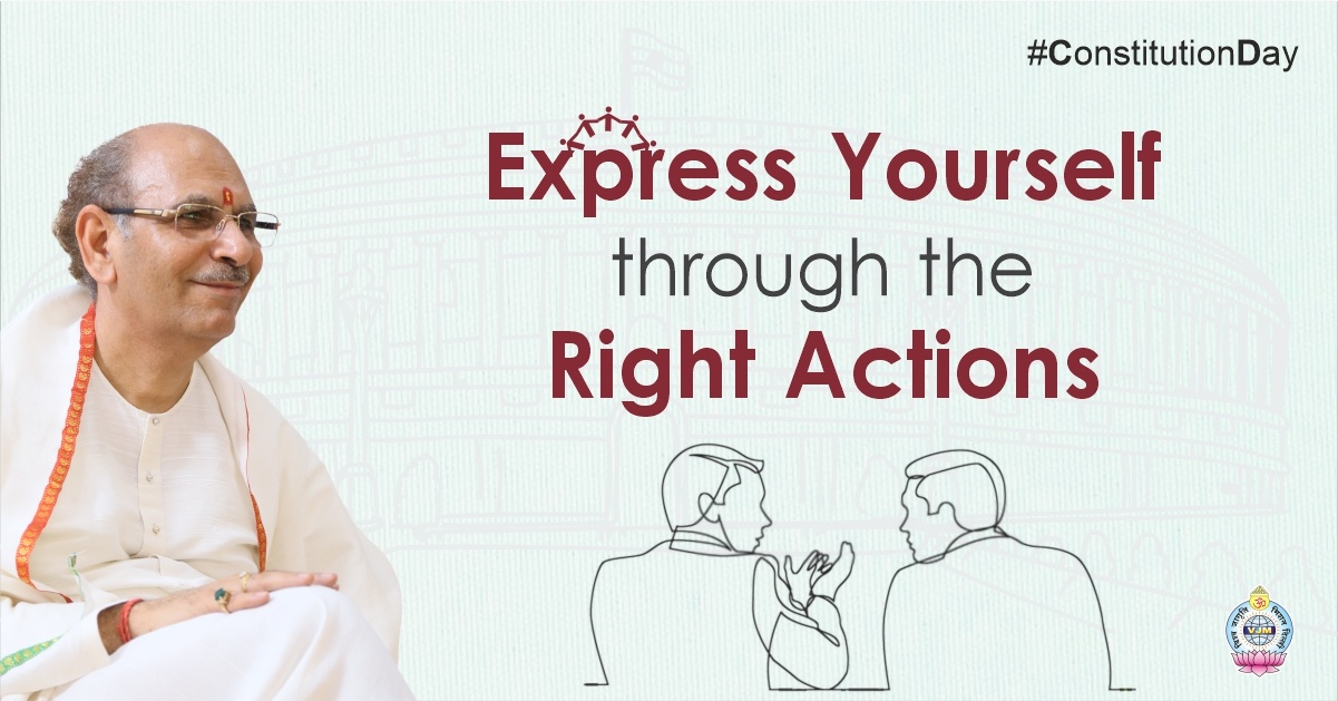 Express Yourself through the Right Actions