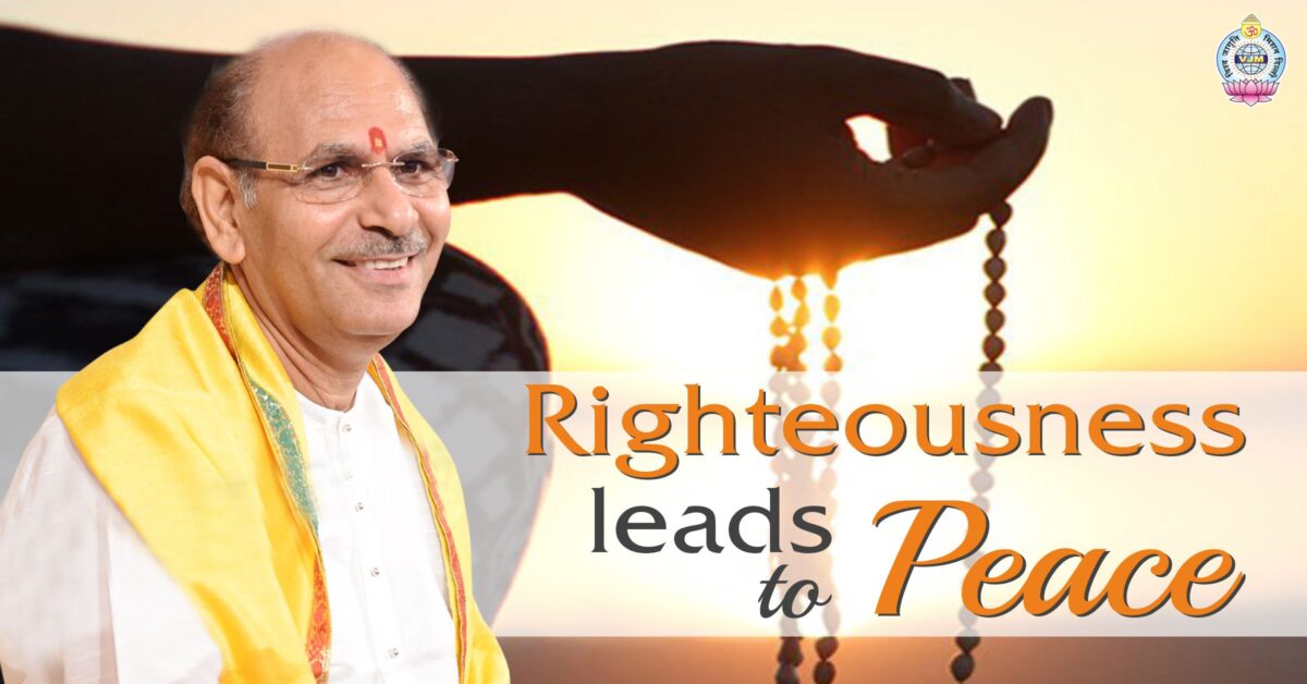 Righteousness Leads to Peace