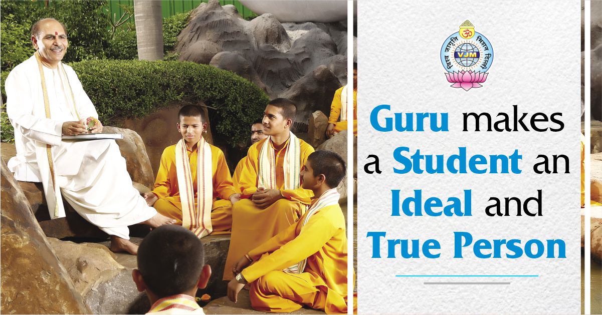 Guru Makes a Student An Ideal and True Person